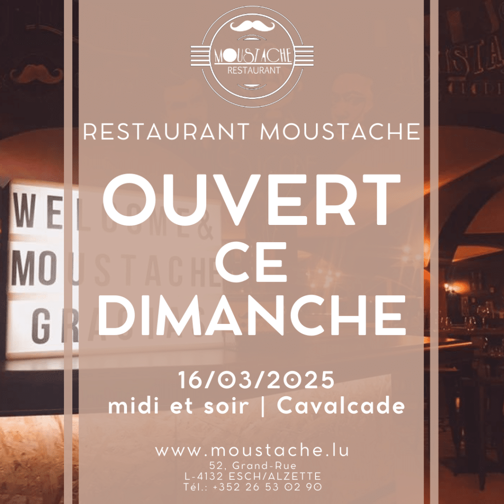 Attestation d'Excellence 2017 / Restaurant Moustache